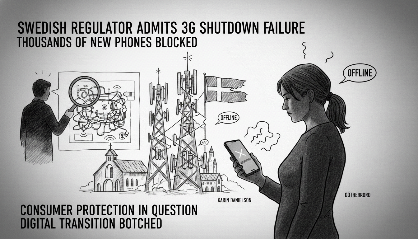 Swedish Regulator Admits Failures in 3G Shutdown, Thousands of Phones Blocked