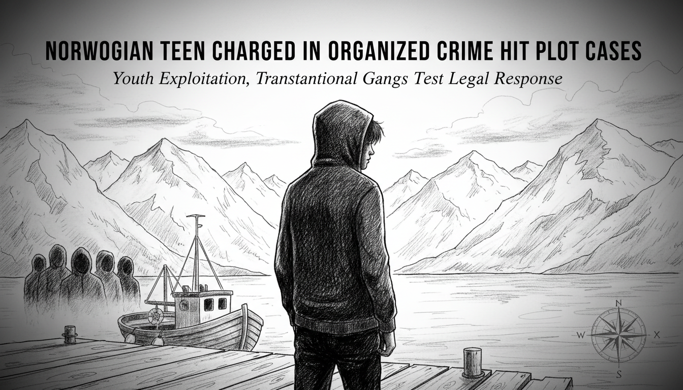 Norwegian Teen Charged in Organized Crime Hit Plot Cases