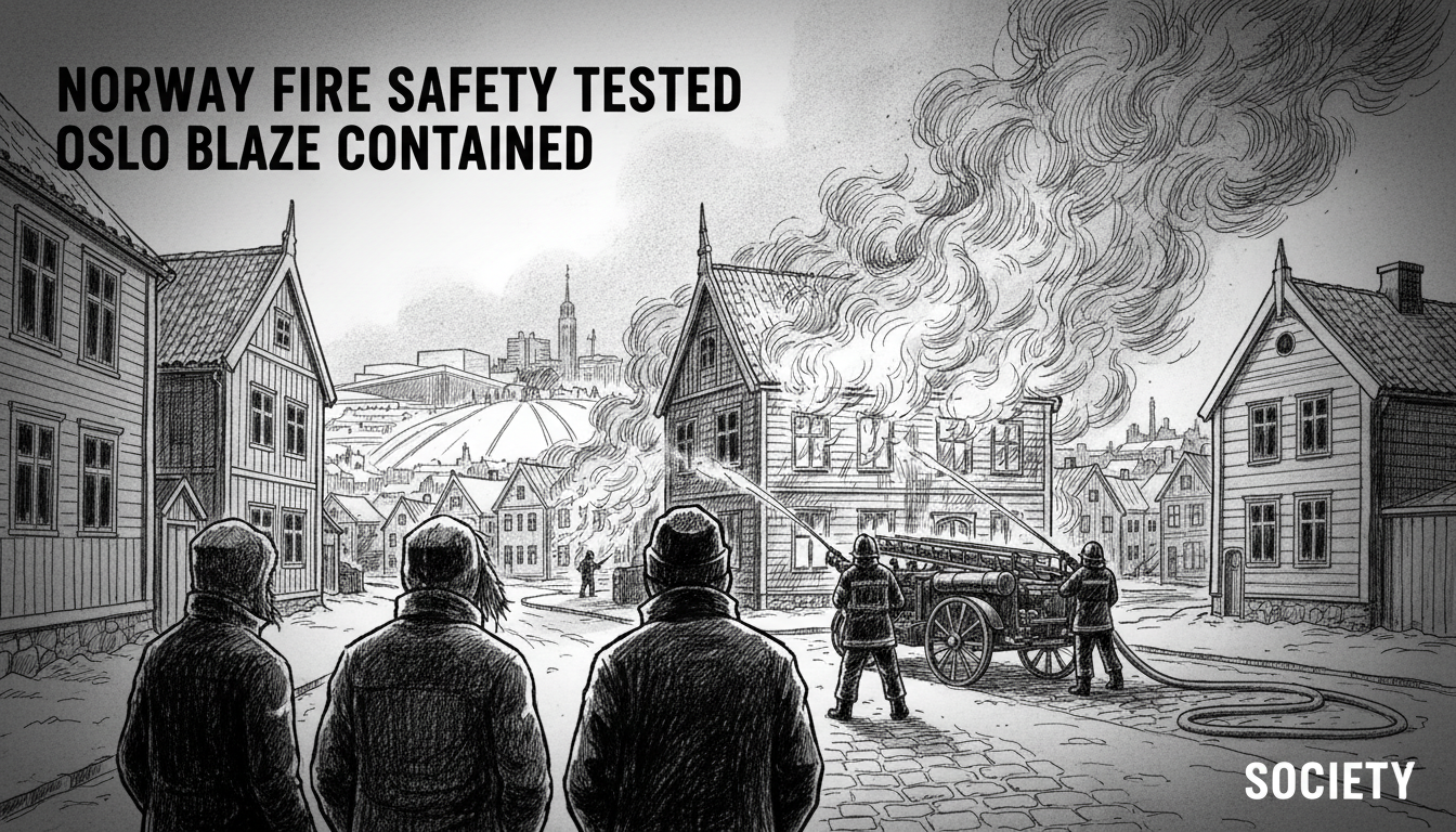 Norway Fire Safety Tested: Oslo Blaze Contained