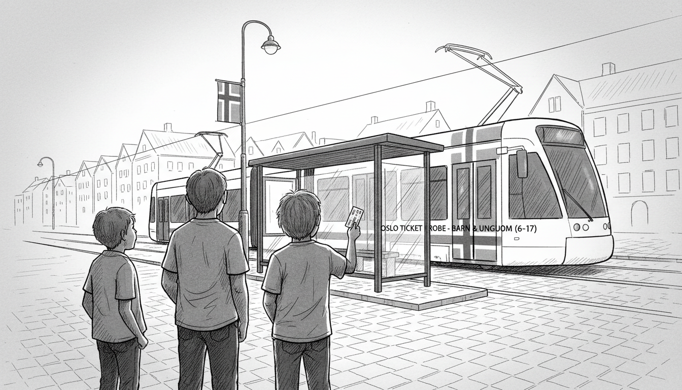 Oslo Tests New Public Transport Ticket for Children and Youth