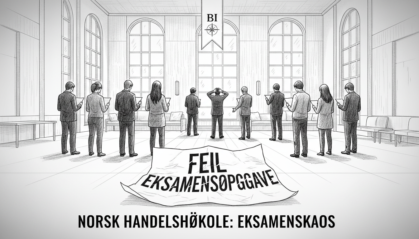 Norwegian Business School Students Receive Wrong Exam Papers