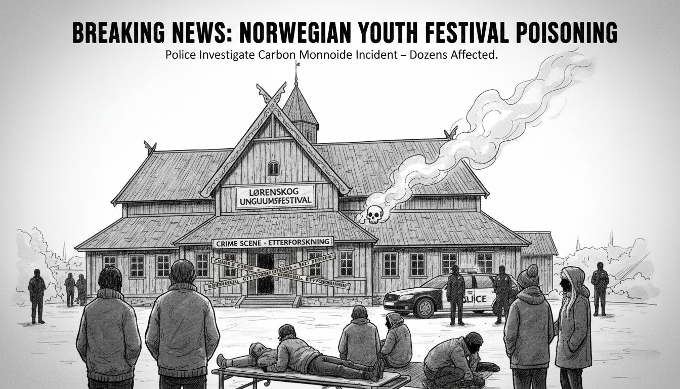Police Investigate Carbon Monoxide Poisoning at Norwegian Youth Festival