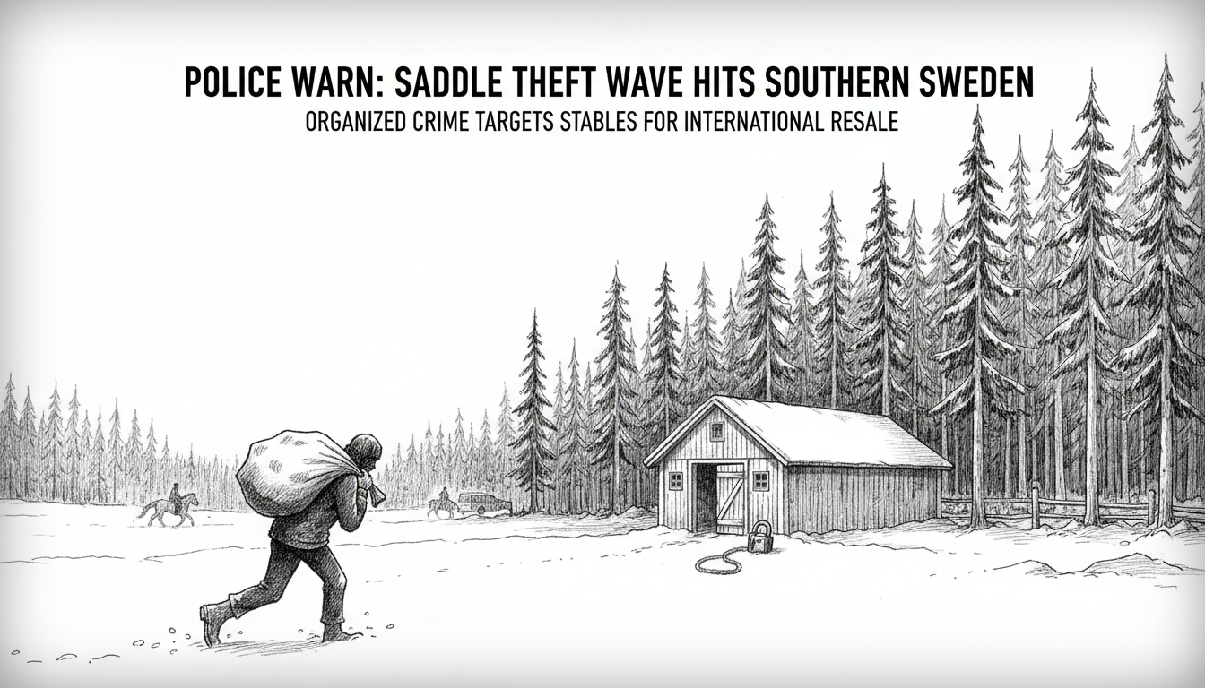 Police Warn of Rising Saddle Theft Wave Across Southern Sweden
