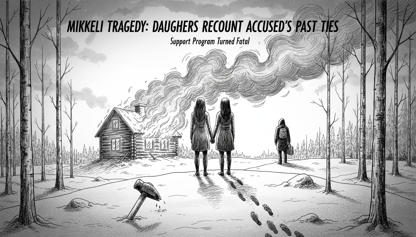 Mikkeli homicide victim's daughters recall mother's relationship with accused