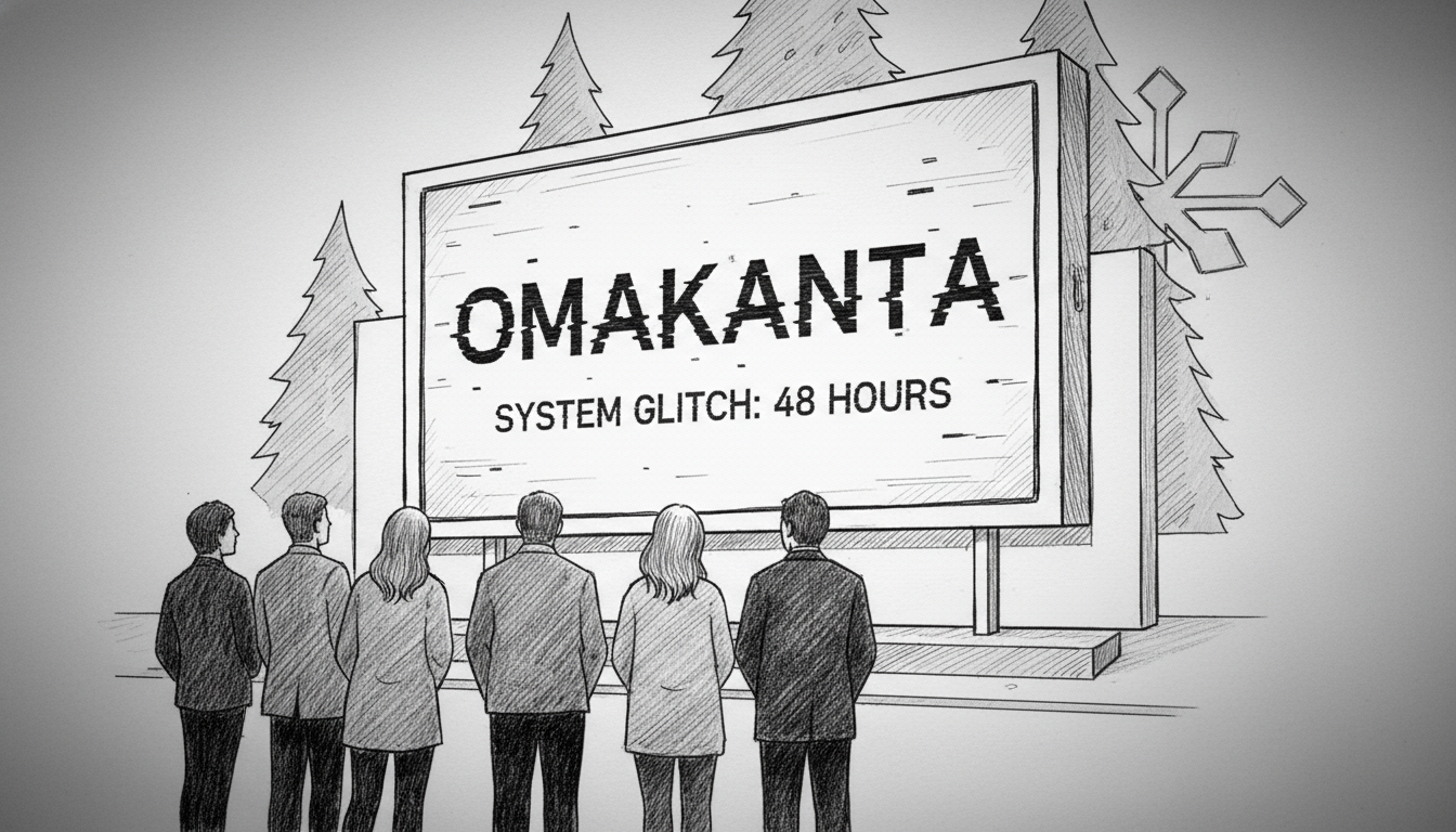 Finland's Omakanta Hit by 48-Hour System Glitch