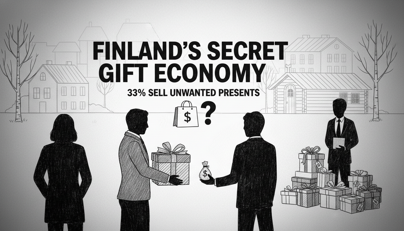 Finland's Secret Gift Economy: 33% Sell Unwanted Presents