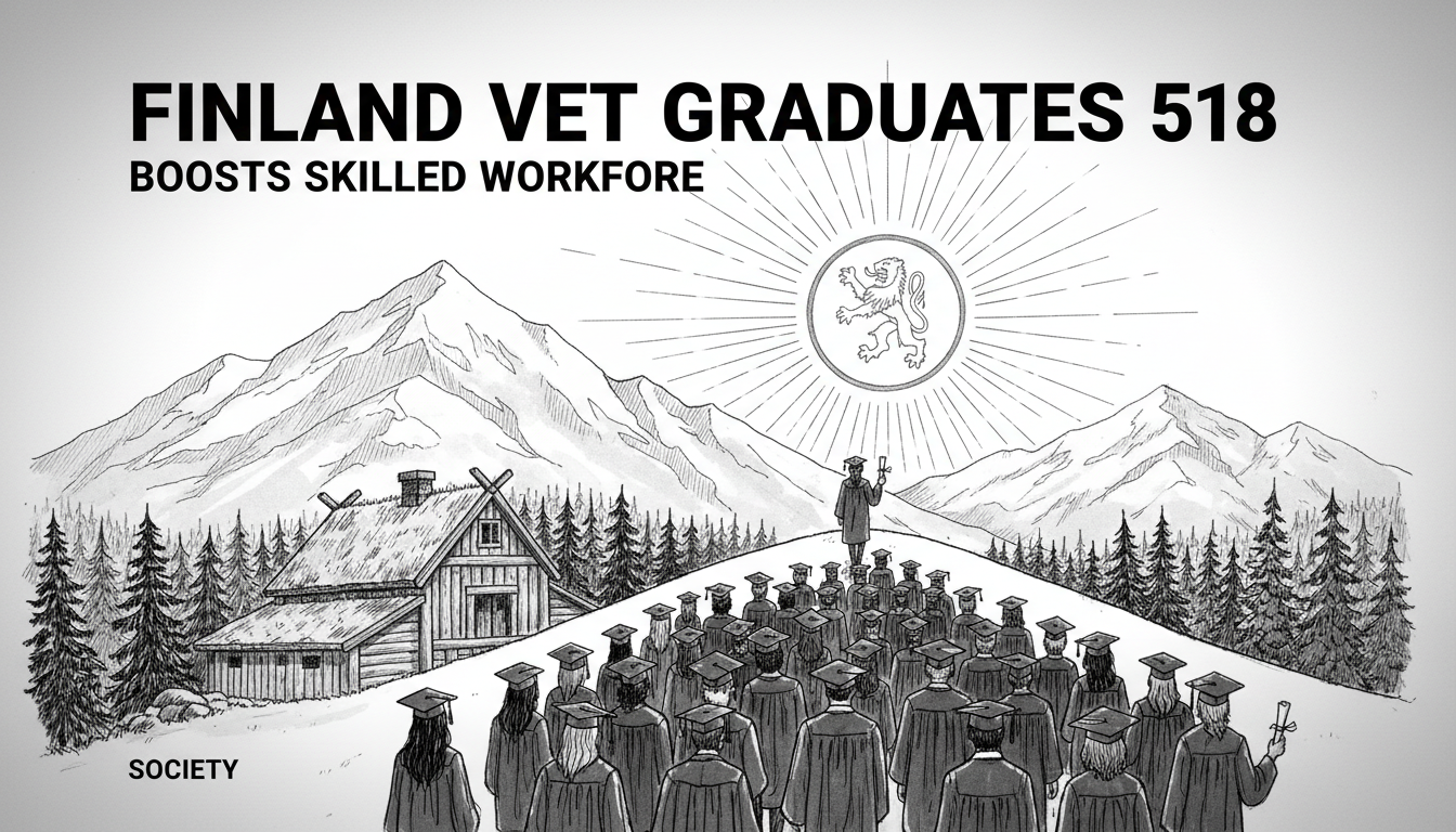 Finland VET Graduates 518, Boosts Skilled Workforce
