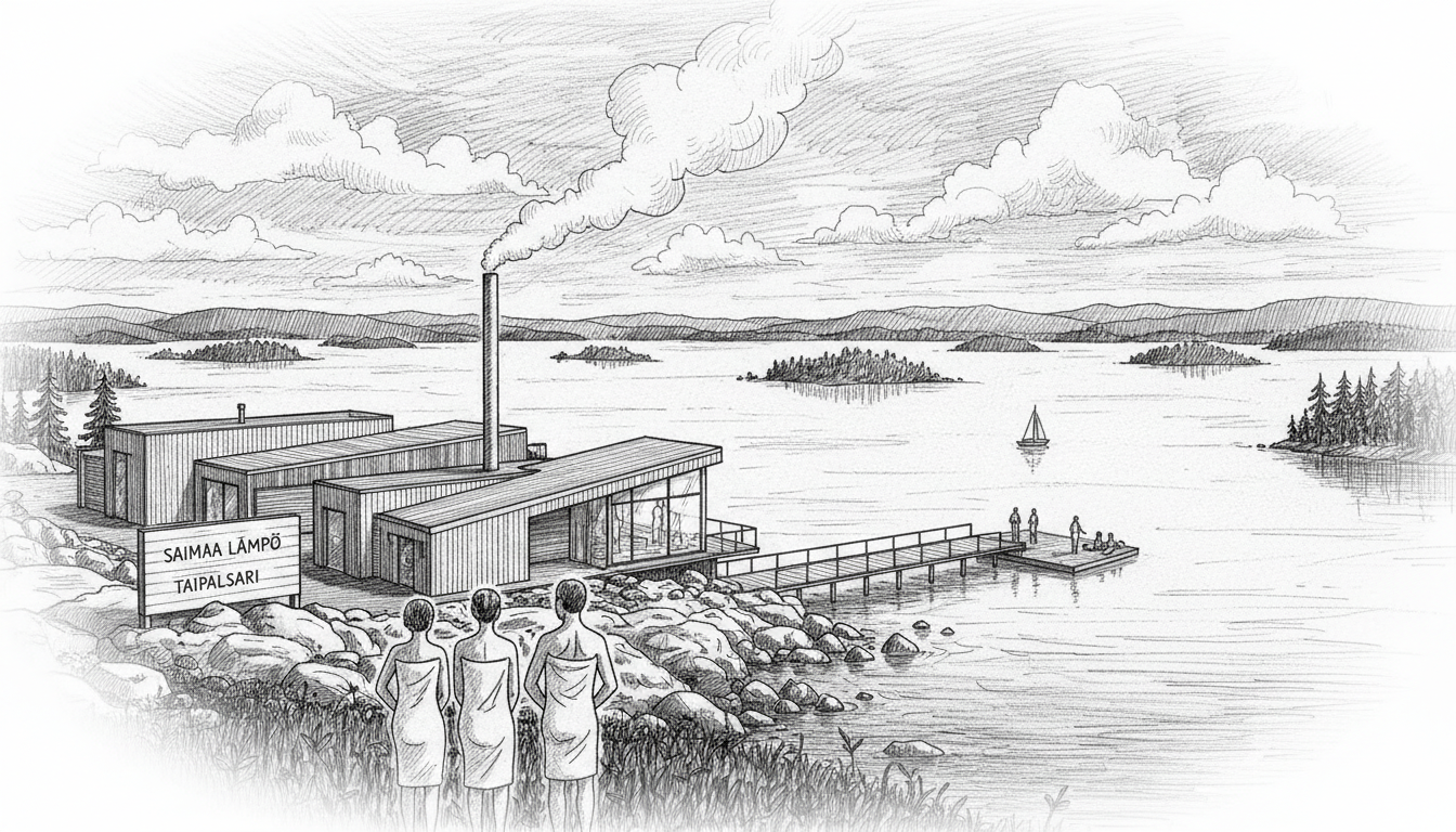 New Public Sauna Development Enhances Finnish Lake District Tourism