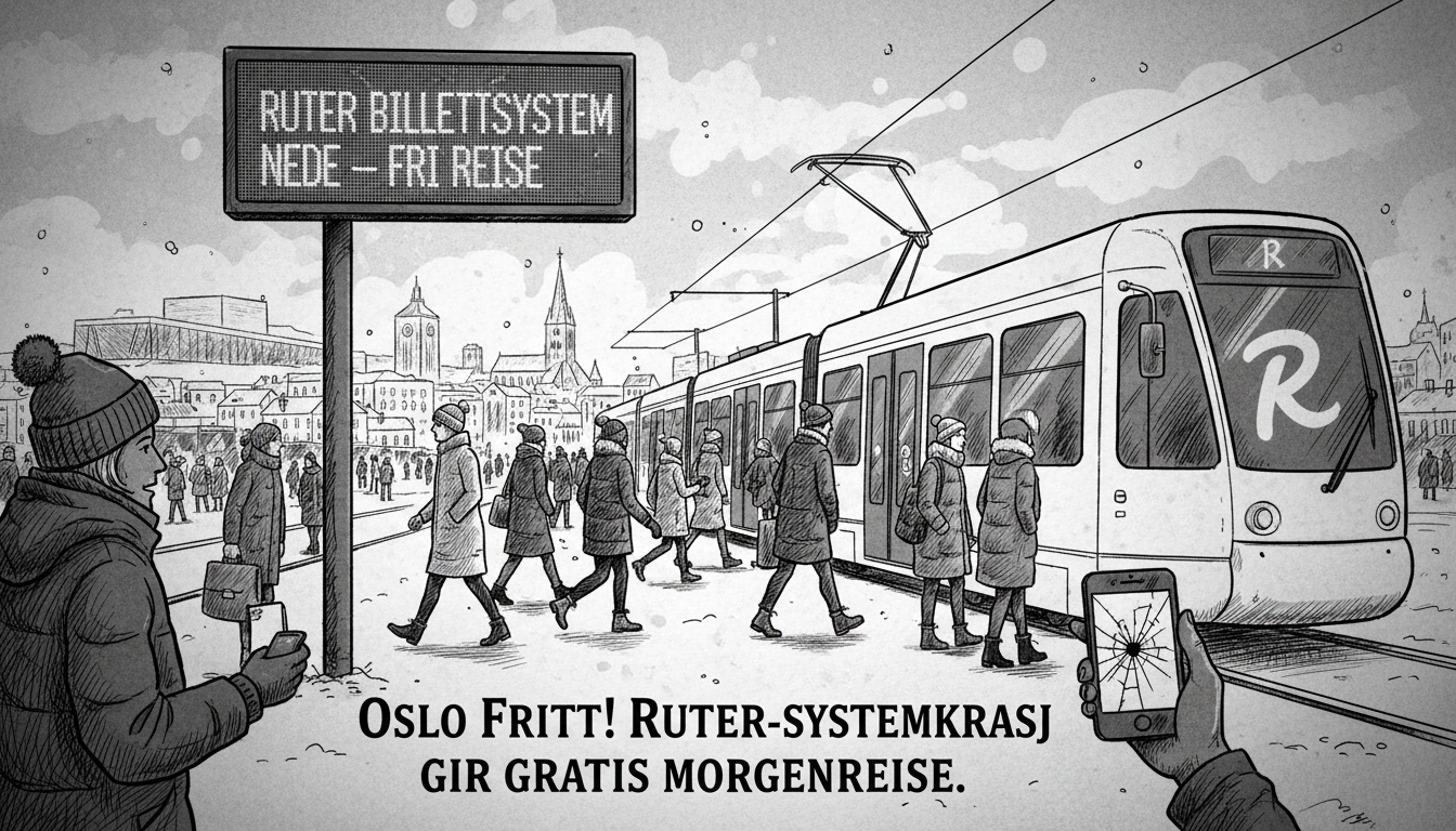 Ruter Ticket System Outage Allows Free Oslo Transit