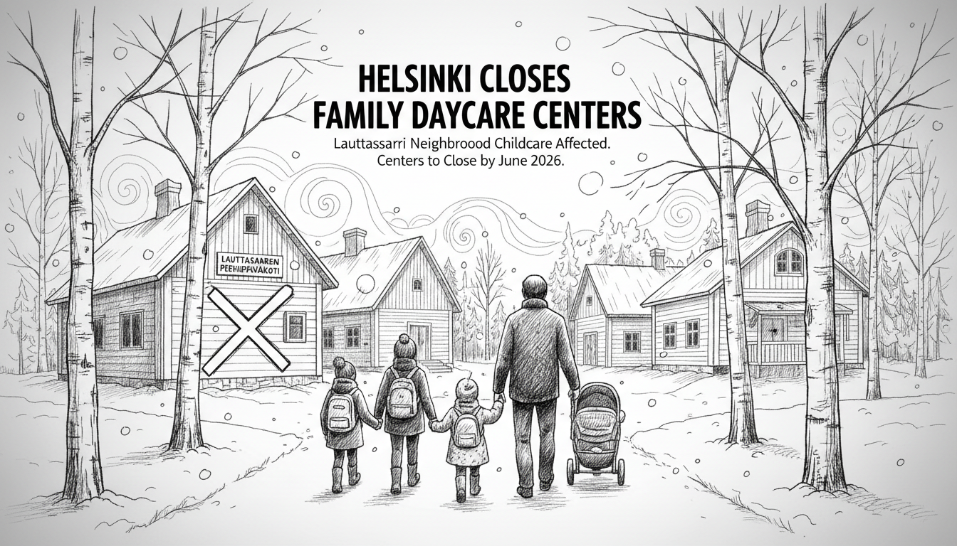 Helsinki Closes Family Daycare Centers in Lauttasaari Neighborhood