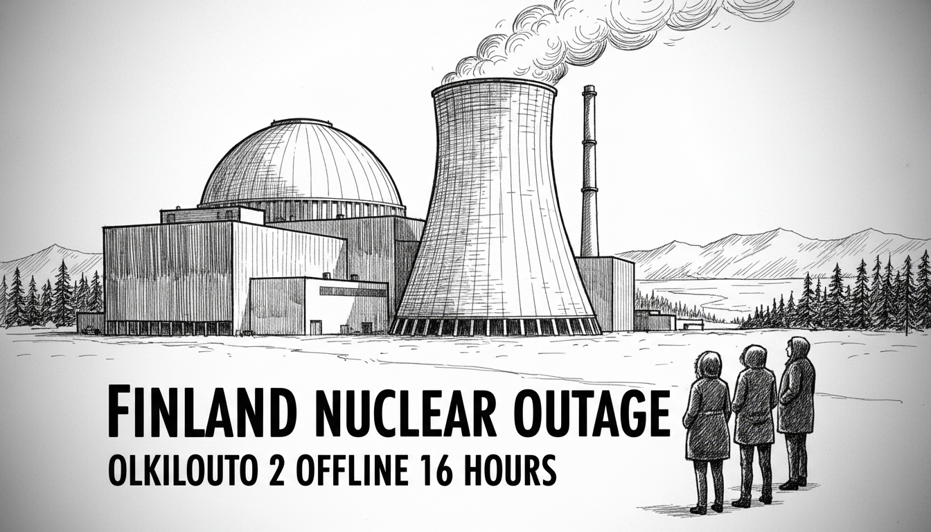 Finland Nuclear Outage: Olkiluoto 2 Offline 16 Hours