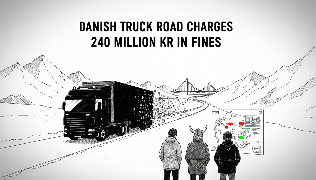 Danish Truck Road Charges Trigger Millions in Fines