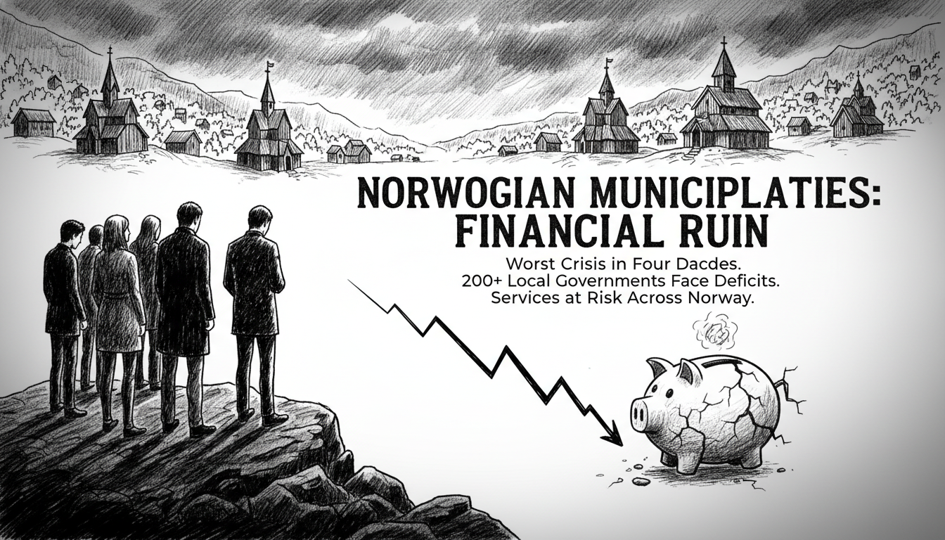 Norwegian Municipalities Face Worst Financial Crisis in Four Decades