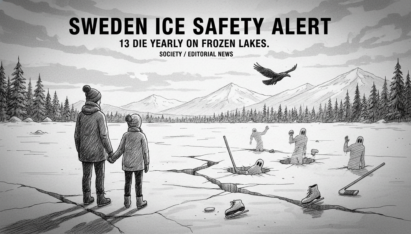 Sweden Ice Safety Alert: 13 Die Yearly On Frozen Lakes
