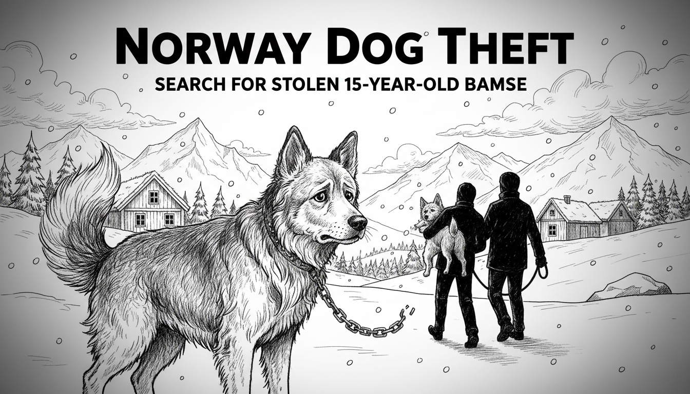 Norway Dog Theft: Search for Stolen 15-Year-Old Bamse