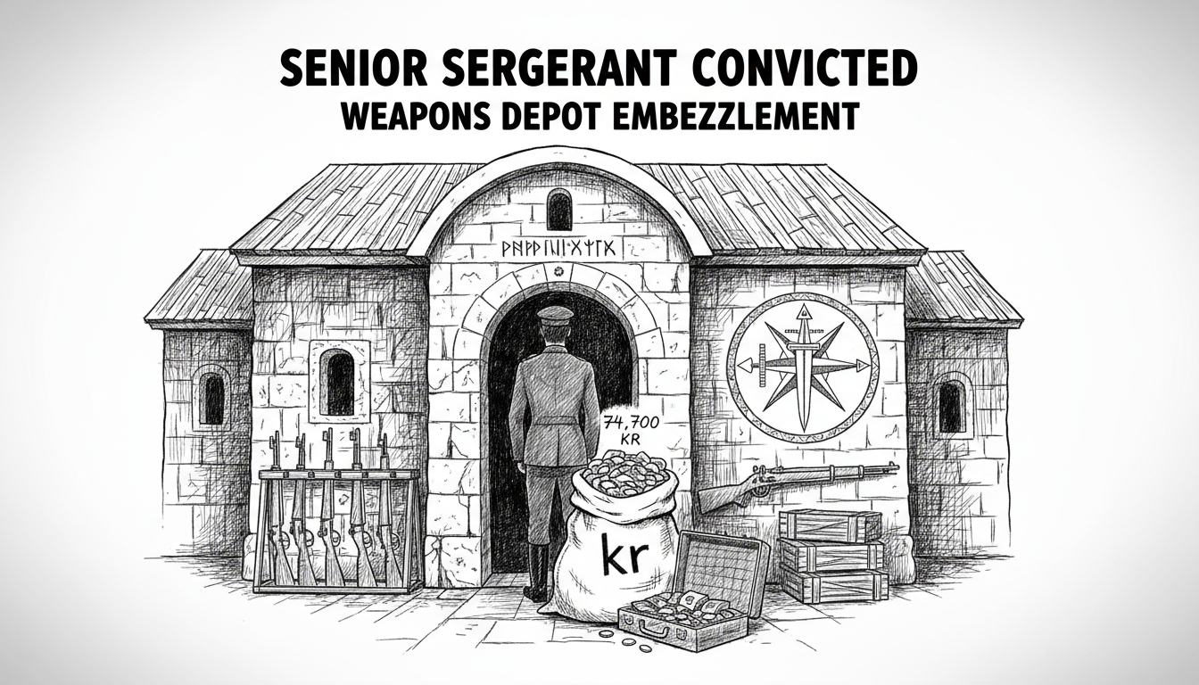 Senior Sergeant Convicted for Pocketing Weapons Depot Rental Money