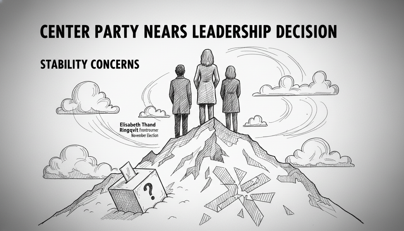 Center Party Nears Leadership Decision Amid Stability Concerns