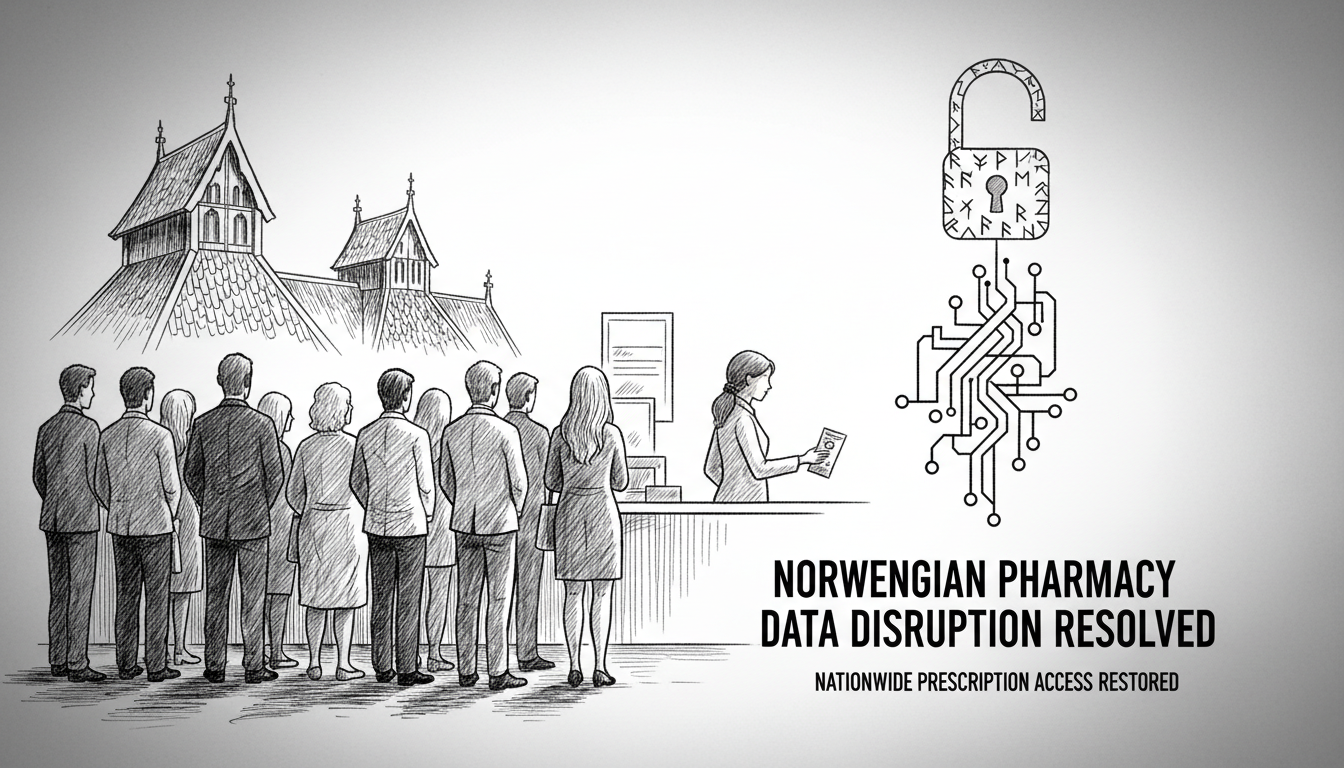 Norwegian Pharmacy Data Disruption Resolved