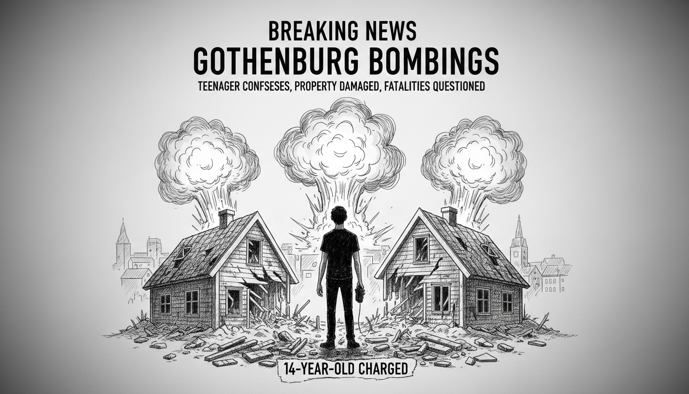Teenager Detonated Multiple Bombs in Gothenburg Neighborhood