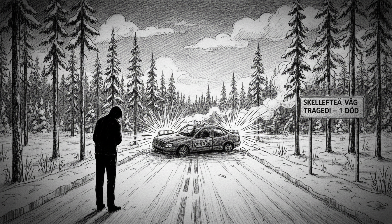 Sweden Road Tragedy: 1 Dead After Skellefteå Accident