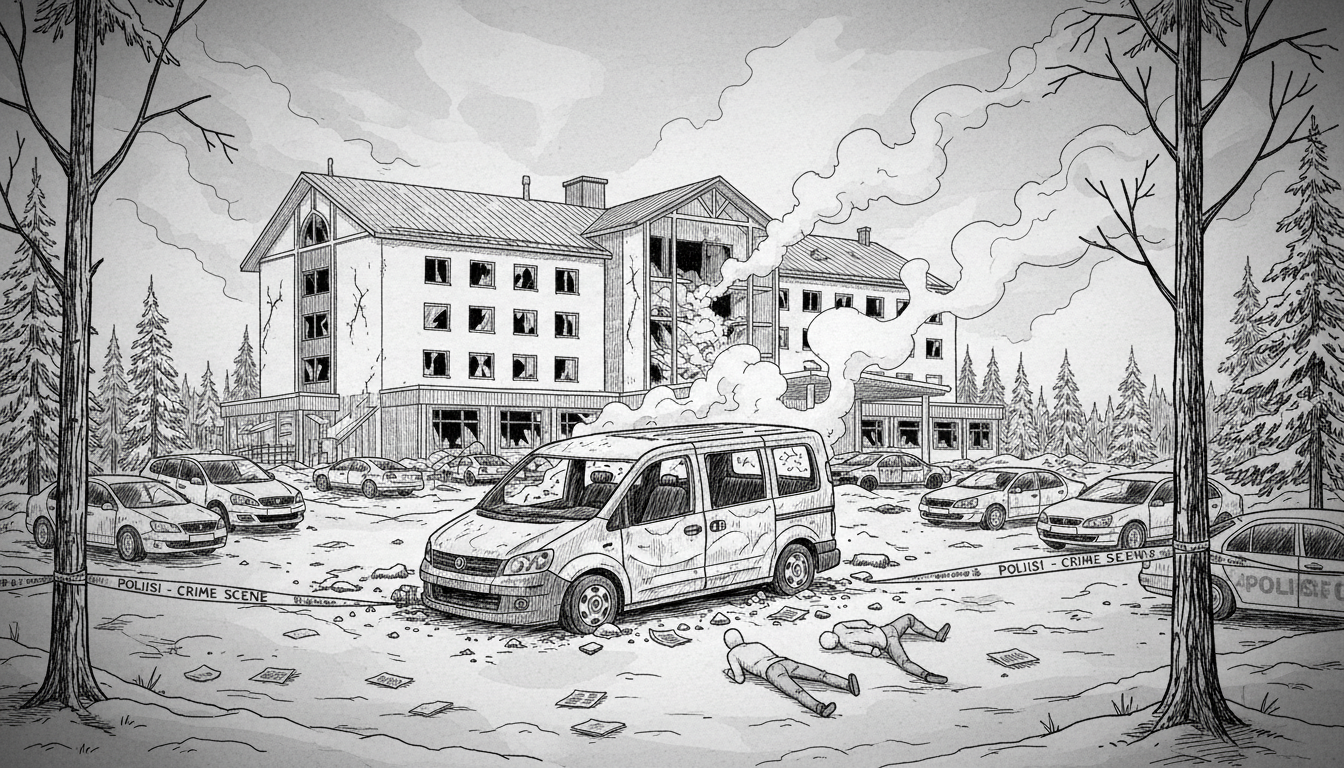 Two Dead in Explosion at Finnish Hotel Parking Area