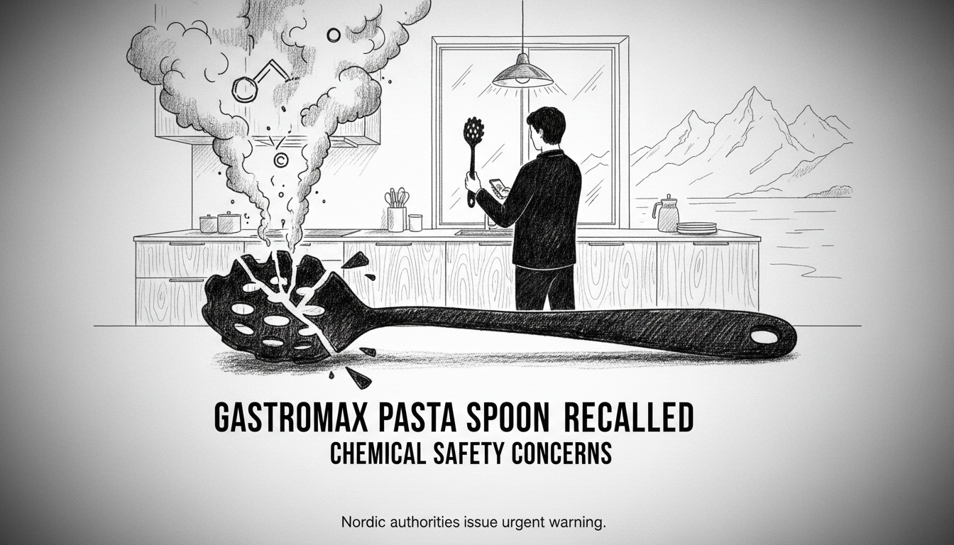 GastroMax Pasta Spoon Recalled Over Chemical Safety Concerns