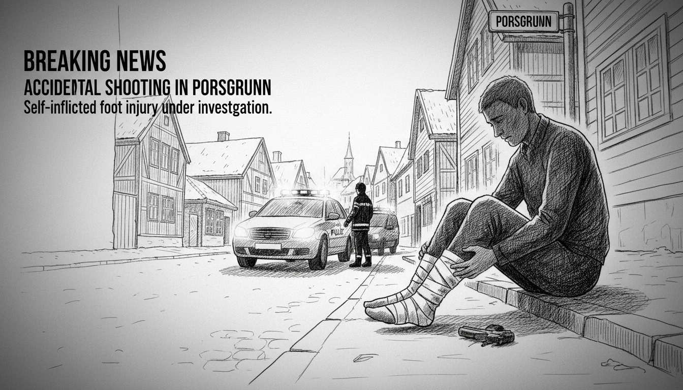 Person Accidentally Shoots Themself in Foot in Porsgrunn