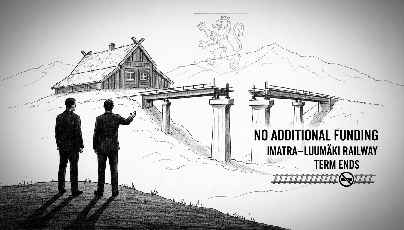 No Additional Funding for Finnish Double-Track Railway Project This Term