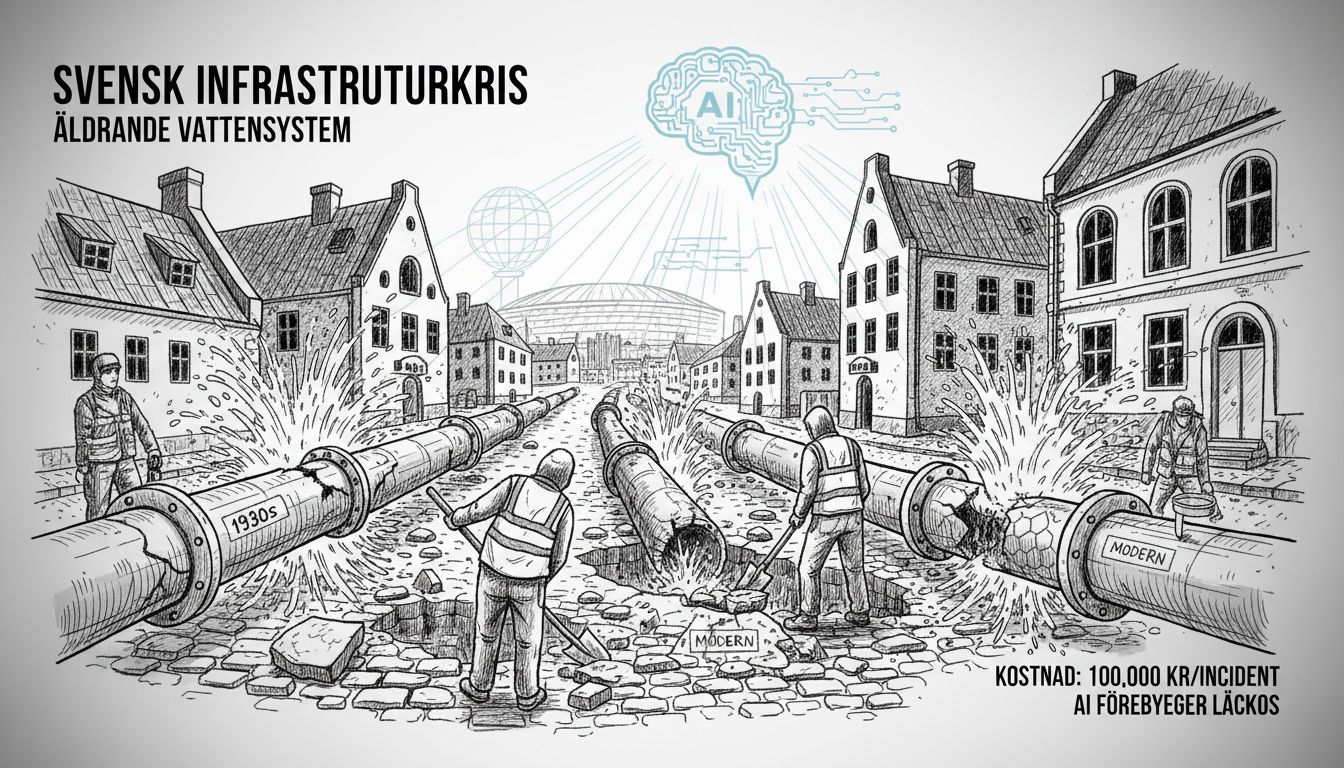 Swedish Infrastructure Crisis as Aging Water Systems Fail