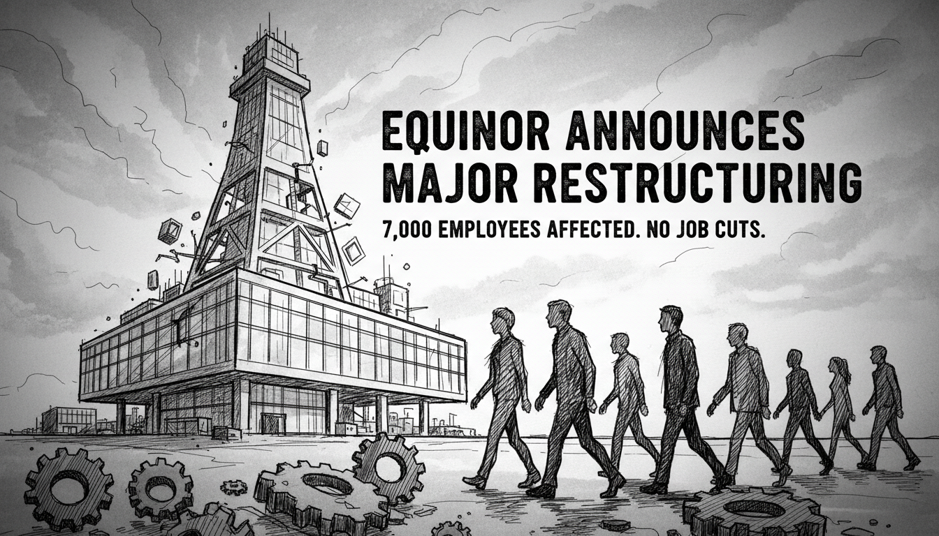 Equinor Announces Major Restructuring Affecting 7,000 Employees