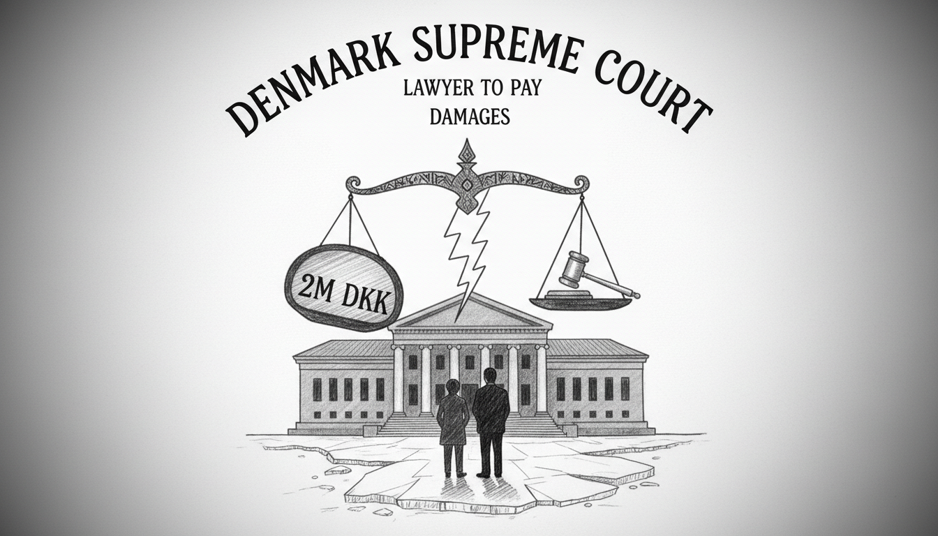 Denmark Supreme Court: Lawyer to Pay 2M in Damages
