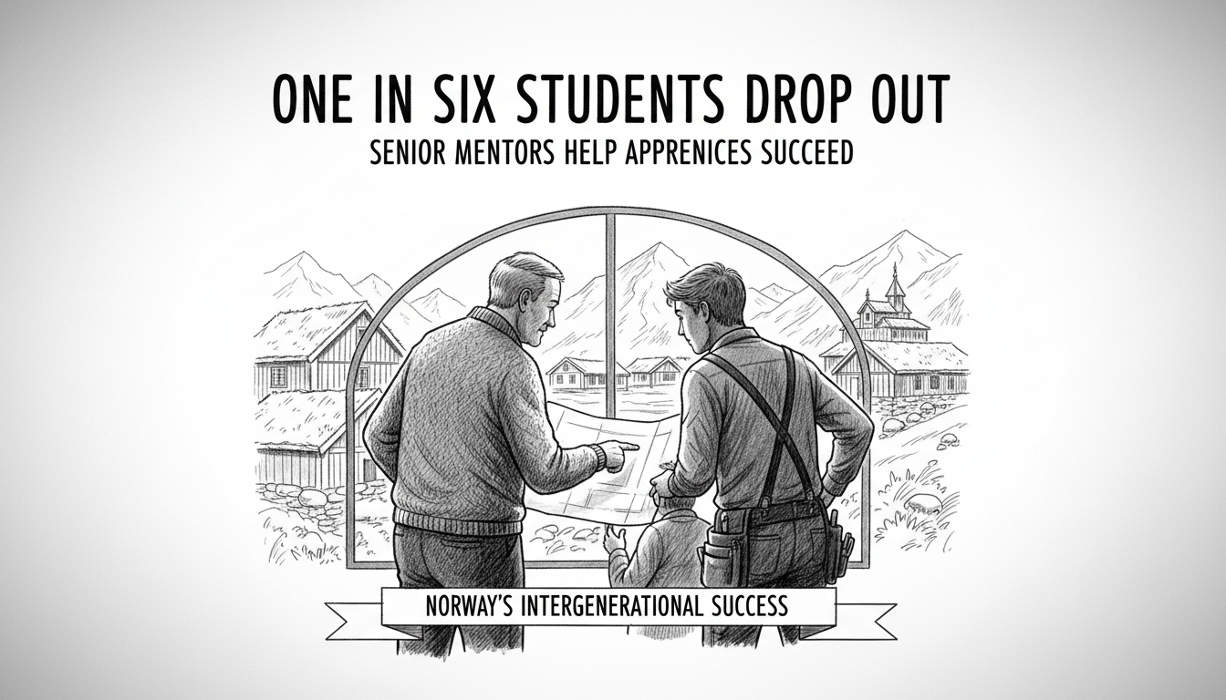 One in Six Students Drop Out as Senior Mentors Help Apprentices Succeed