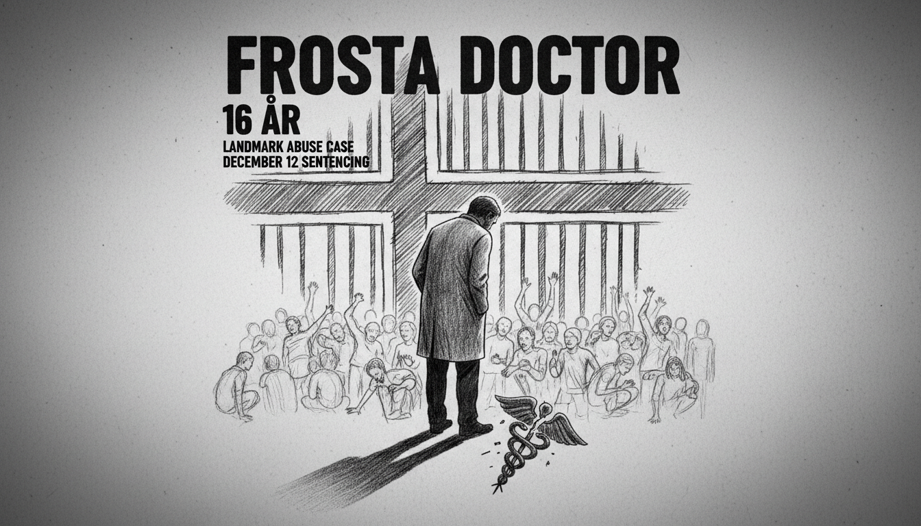 Norwegian Prosecutor Seeks 16-Year Sentence for Frosta Doctor in Landmark Abuse Case