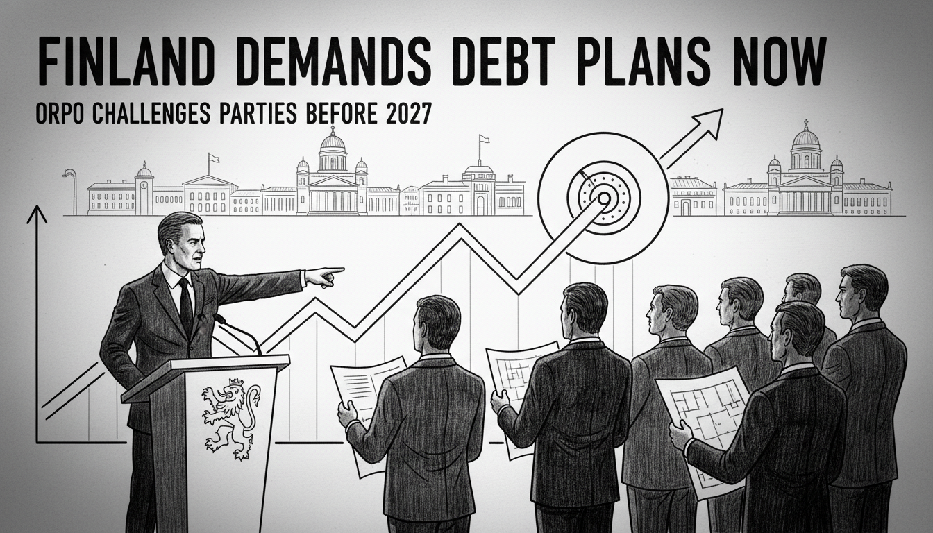 Finland's Prime Minister Demands All Parties Present Debt Reduction Plans
