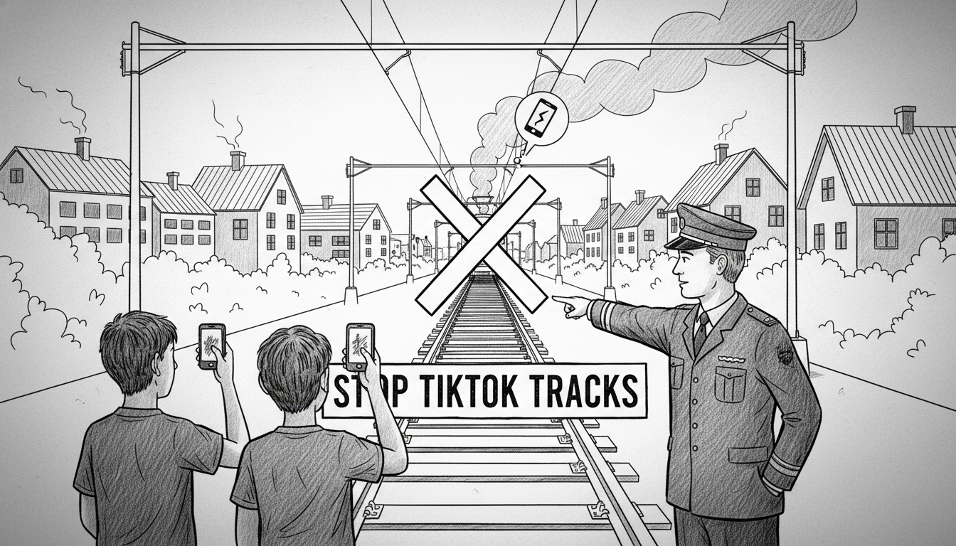 Danish Railway Safety Campaign Targets Social Media Trends