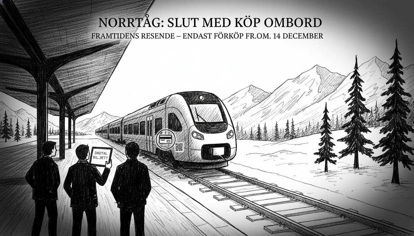 Swedish Train Operator Ends Onboard Ticket Sales