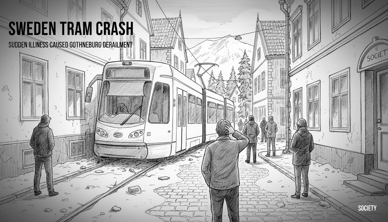 Sweden Tram Crash: Sudden Illness Caused Gothenburg Derailment