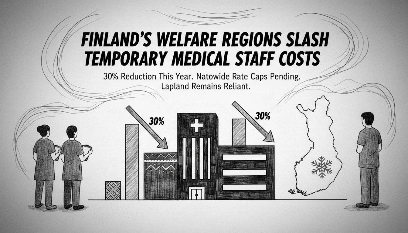 Finland's Welfare Regions Slash Temporary Medical Staff Costs