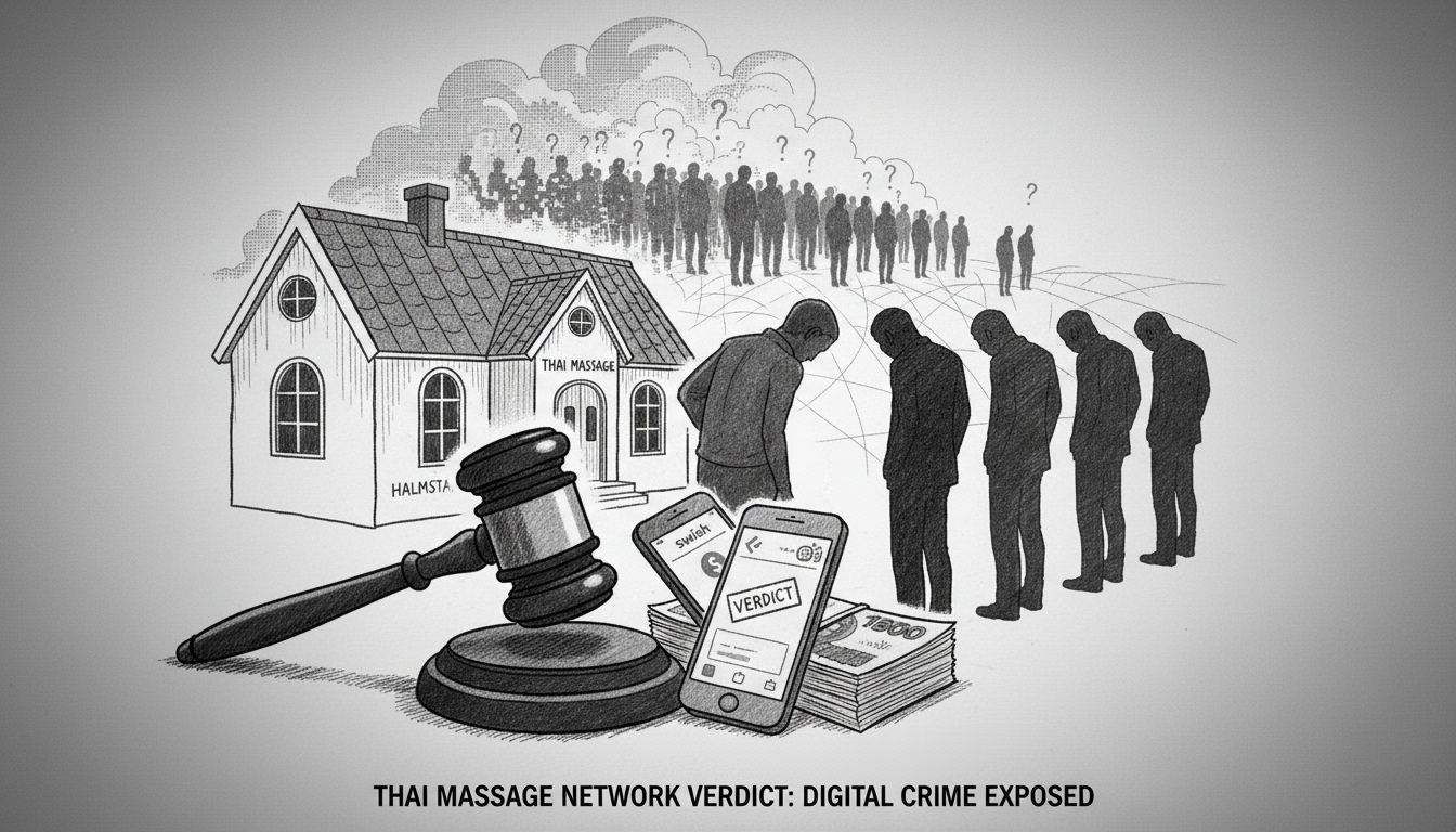 Thai Massage Parlor Sex Purchase Network Verdict in Halmstad