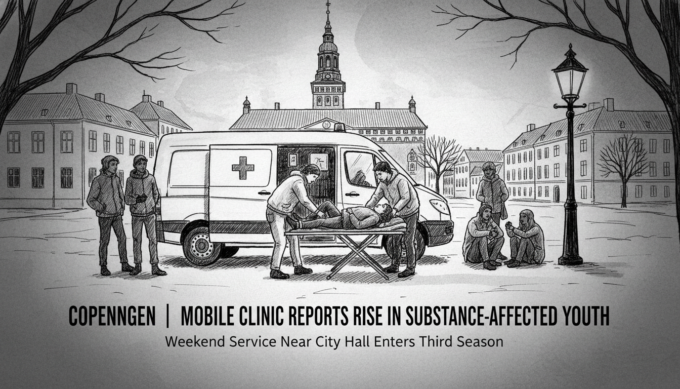 Mobile Clinic Sees Rise in Substance-Affected Youth in Copenhagen