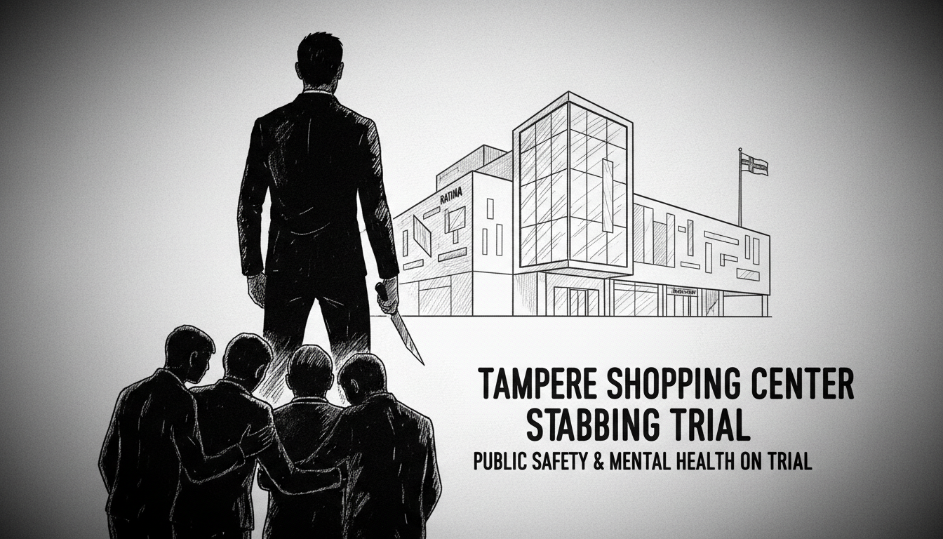 Tampere Shopping Center Stabbing Trial Begins for Multiple Attack Victims