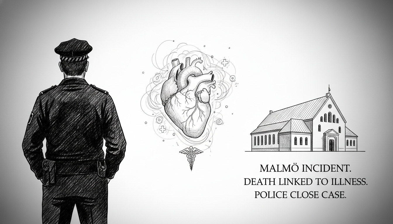 Malmö Incident Death Linked to Underlying Illness, Police Say