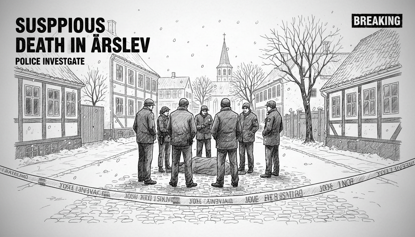 Police Investigate Suspicious Death in Danish Town