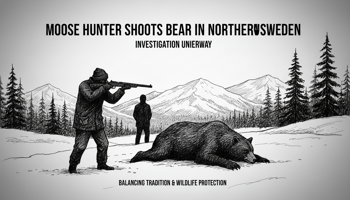Moose Hunter Shoots Bear in Northern Sweden Incident
