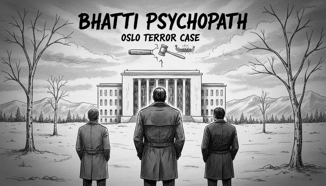 Court-Appointed Experts Find Bhatti Psychopath in Oslo Terror Case