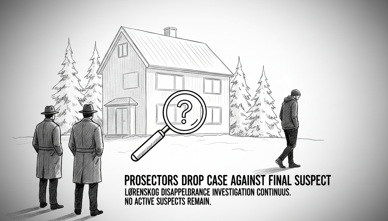 Prosecutors Drop Case Against Final Suspect in Lørenskog Disappearance