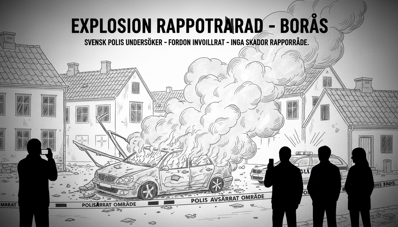 Explosion Reported in Swedish City of Borås