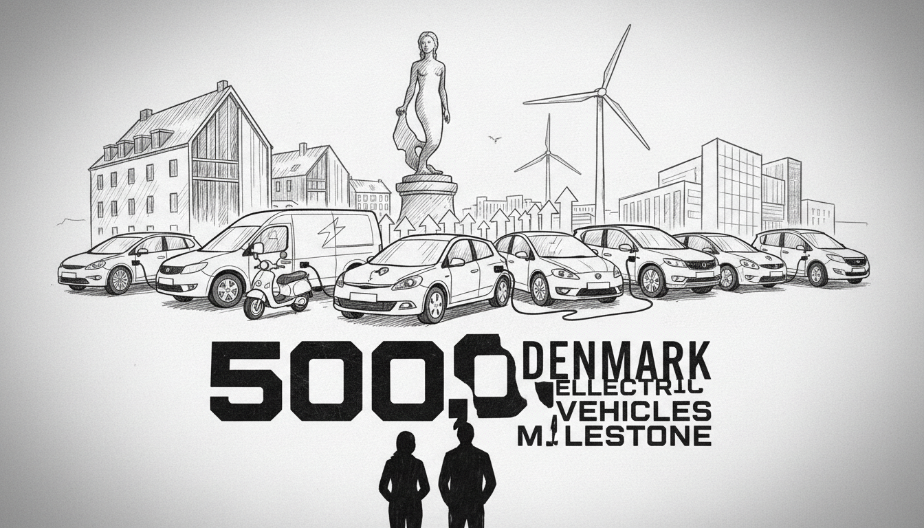 Denmark Reaches Half a Million Electric Vehicles Milestone