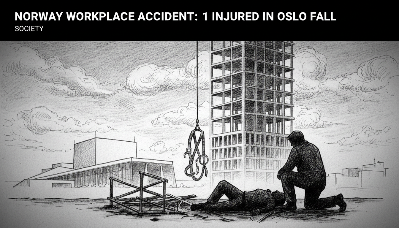 Norway Workplace Accident: 1 Injured in Oslo Fall