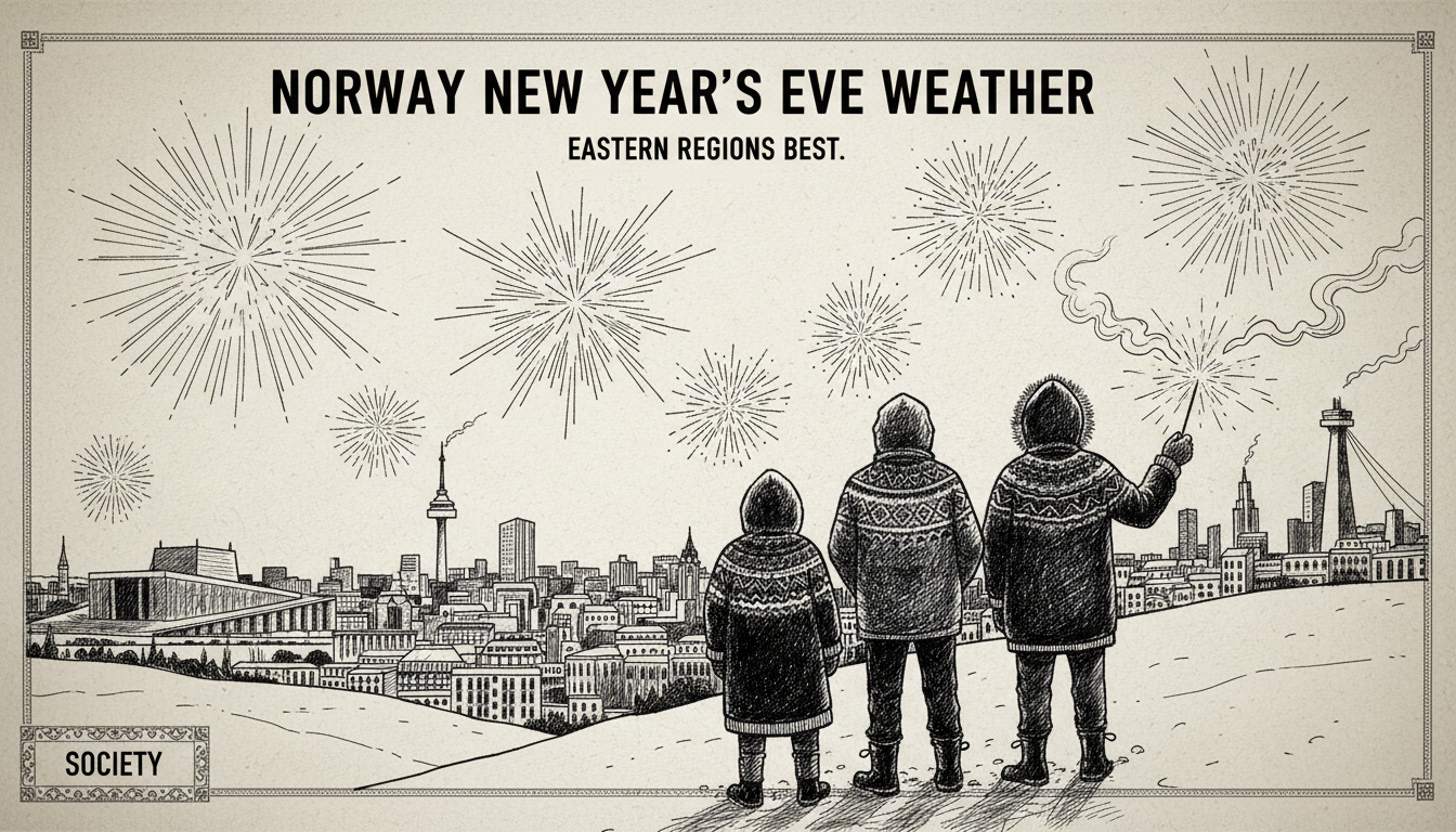 Norway New Year's Eve Weather: Eastern Regions Best